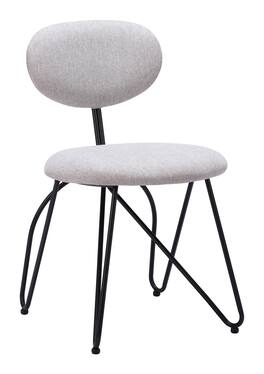 Hivvago - Novi Dining Chair (Set of 2) Dove Gray - Gray, Black