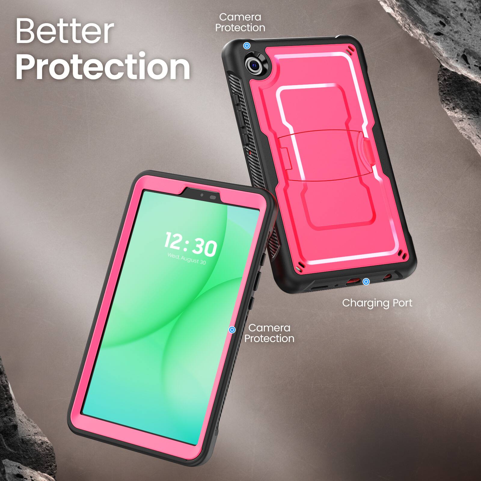 Better Protection

12:30 Wed August 30

Camera Protection

Charging Port