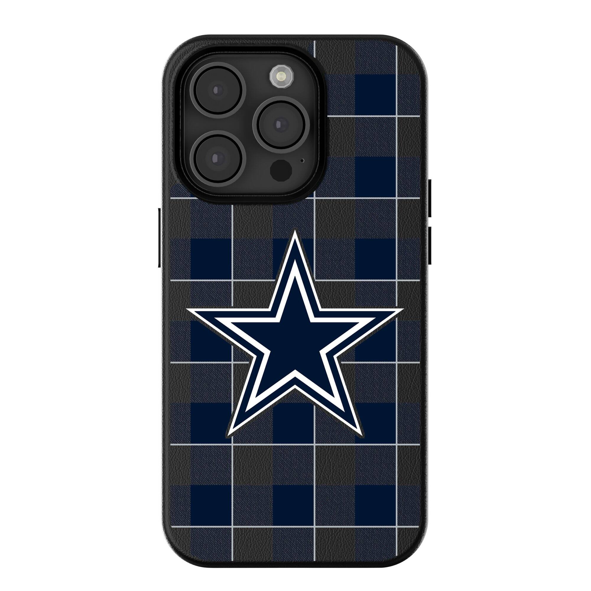 Keyscaper - NFL - Dallas Cowboys Plaid Magnetic Bump iPhone Case - 15 Plus - Black price history on PriceWatchPro