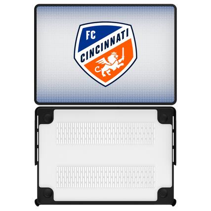 Front. Keyscaper - FC Cincinnati Linen MacBook Case - Multicolor.