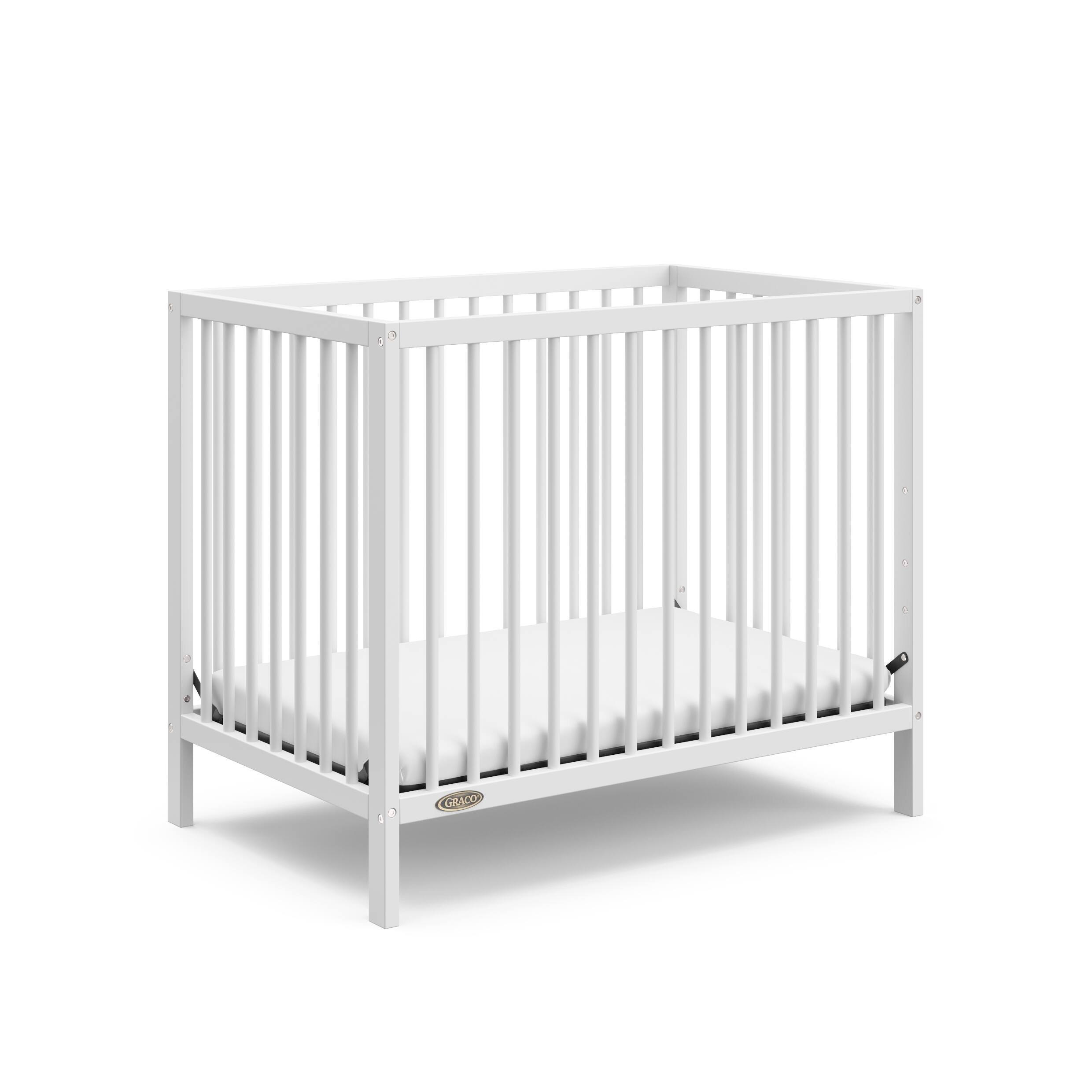 Graco - Teddi 4-in-1 Mini Crib - White - Front_Zoom