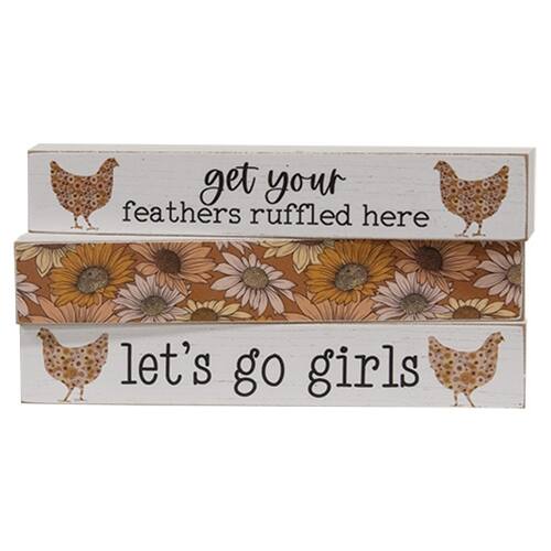 get your feathers ruffled here  
let's go girls