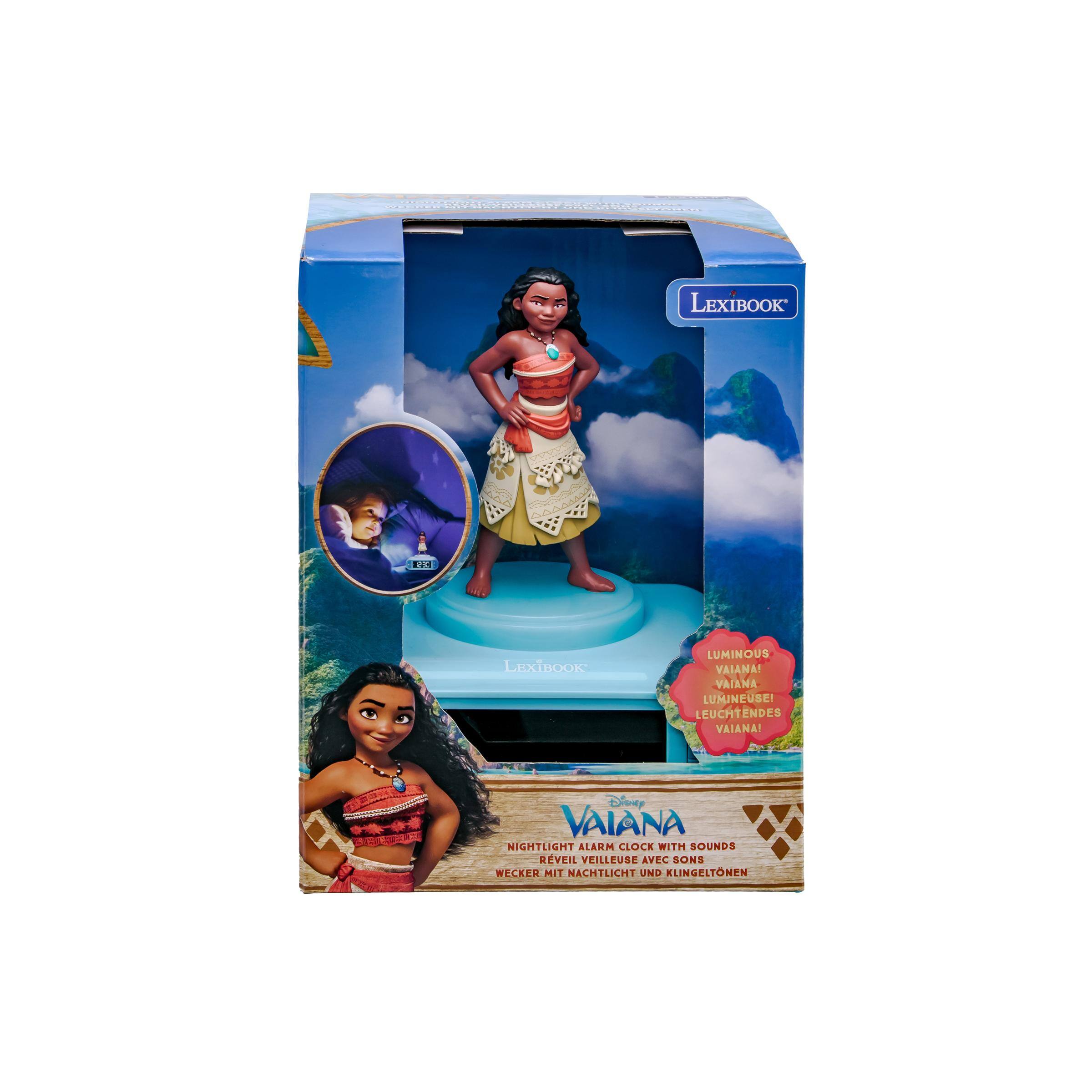 LEXIBOOK

2%

LEXIBOOK

LUMINOUS VAIANA! VAIANA LUMINEUSE! LEUCHTENDES VAIANA!!

Disney VAIANA NIGHTLIGHT ALARM CLOCK WITH SOUNDS RVEIL VEILLEUSE AVEC SONS WECKER MIT NACHTLICHT UND KLINGELTONEN