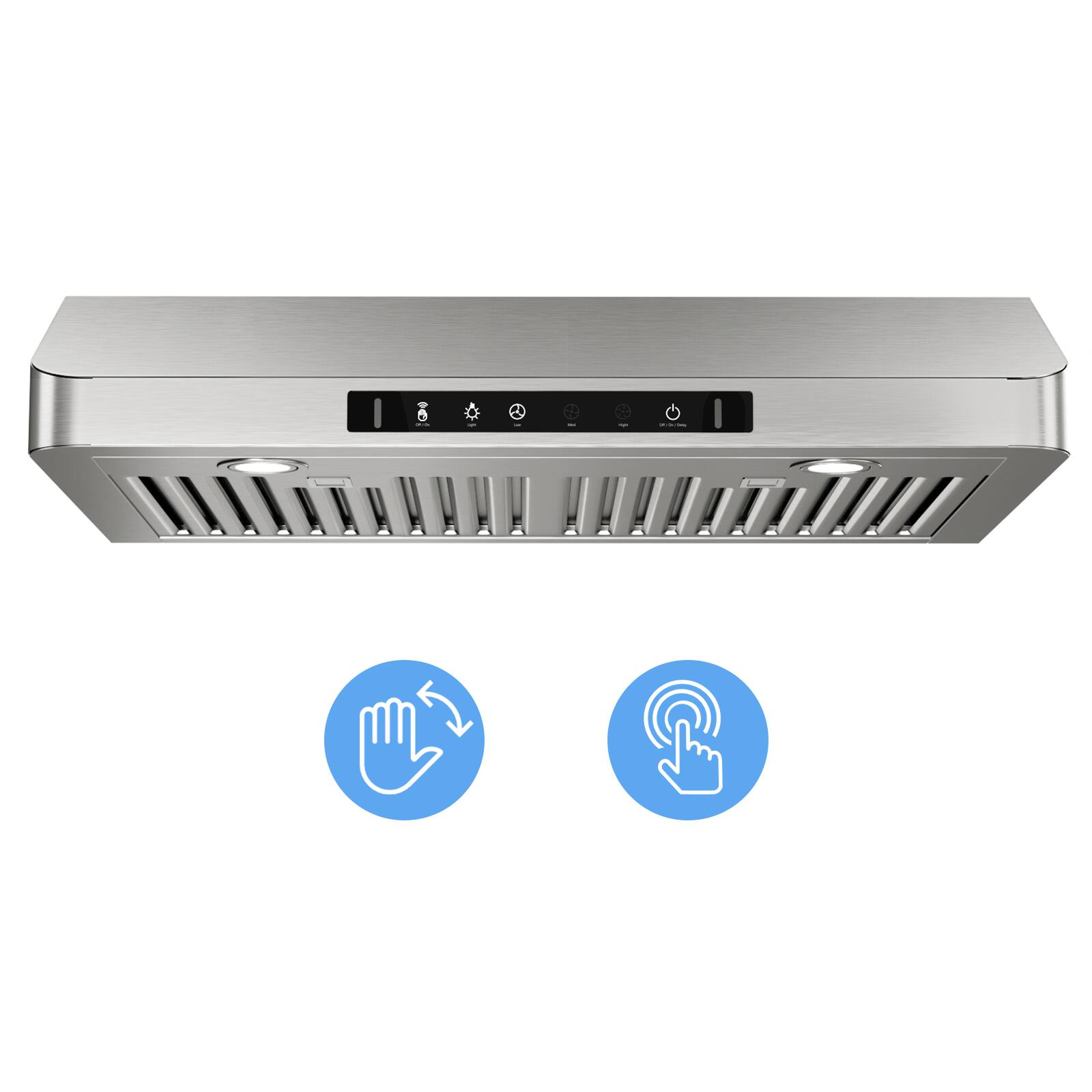 Front. VIKIO - 30 inch Ducted 900-CFM  Stainless steel Under Cabinet Range Hood - Stainless steel.
