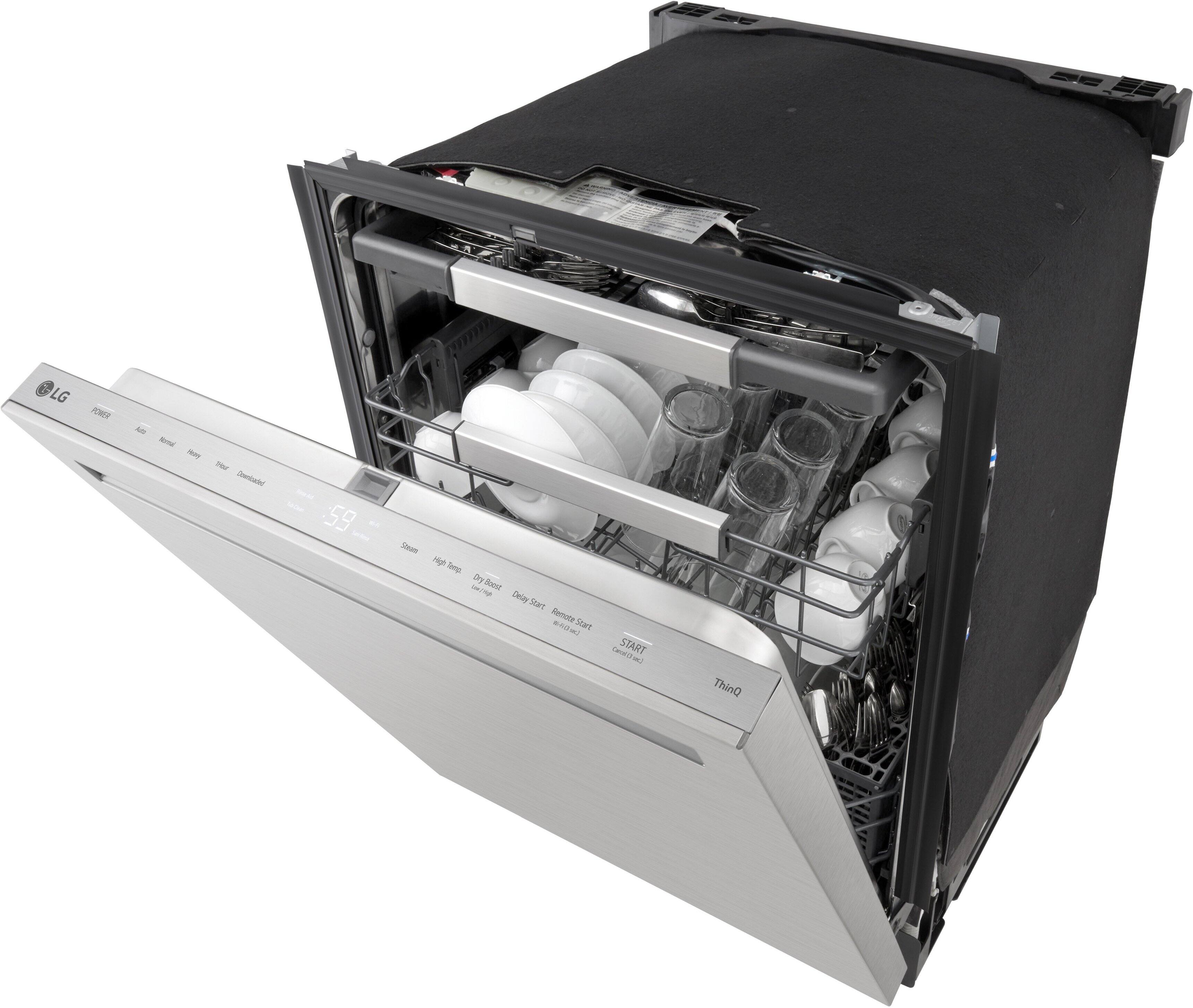 LG FRESH

- Auto
- Eco
- Normal
- Heavy
- Delicate
- High Temp
- Dry Block
- Delay Start
- Remote Start

START
CONTINUOUS

ThinQ