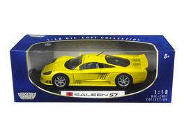 Saleen S7 1/18 Diecast Model Car by Motormax - Yellow