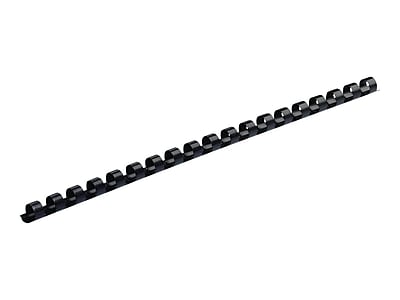 Alt View 2. Fellowes - Fellowes 5/16" Plastic Binding Spine Comb, 40 Sheet Capacity, Black, 100/Pack (52507) - Black.