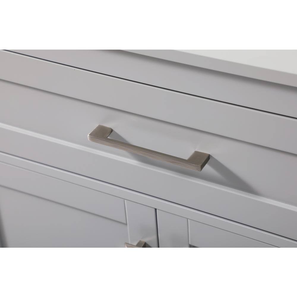 Alt View 10. Elegant Kitchen and Bath - 30 Inch Wide Bathroom Storage Freestanding Cabinet In Grey - Grey.