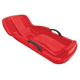 Flexible Flyer - Winter Heat Snow Sled w/ Steering and Brakes for Kids and Adults - Red