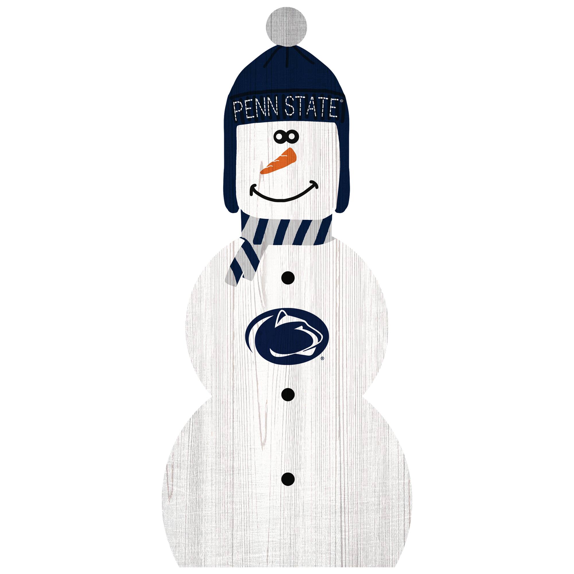 Fan Creations - Penn State Nittany Lions 31'' Snowman Leaner - White