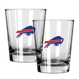 The Memory Company - Buffalo Bills 15oz. Two-Pack Rocks Glass Gift Set - Multicolor