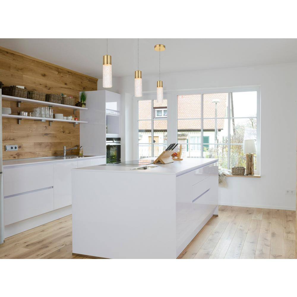 Alt View 8. Elegant Lighting - Constellation 1 light Gold LED Pendant - Gold.