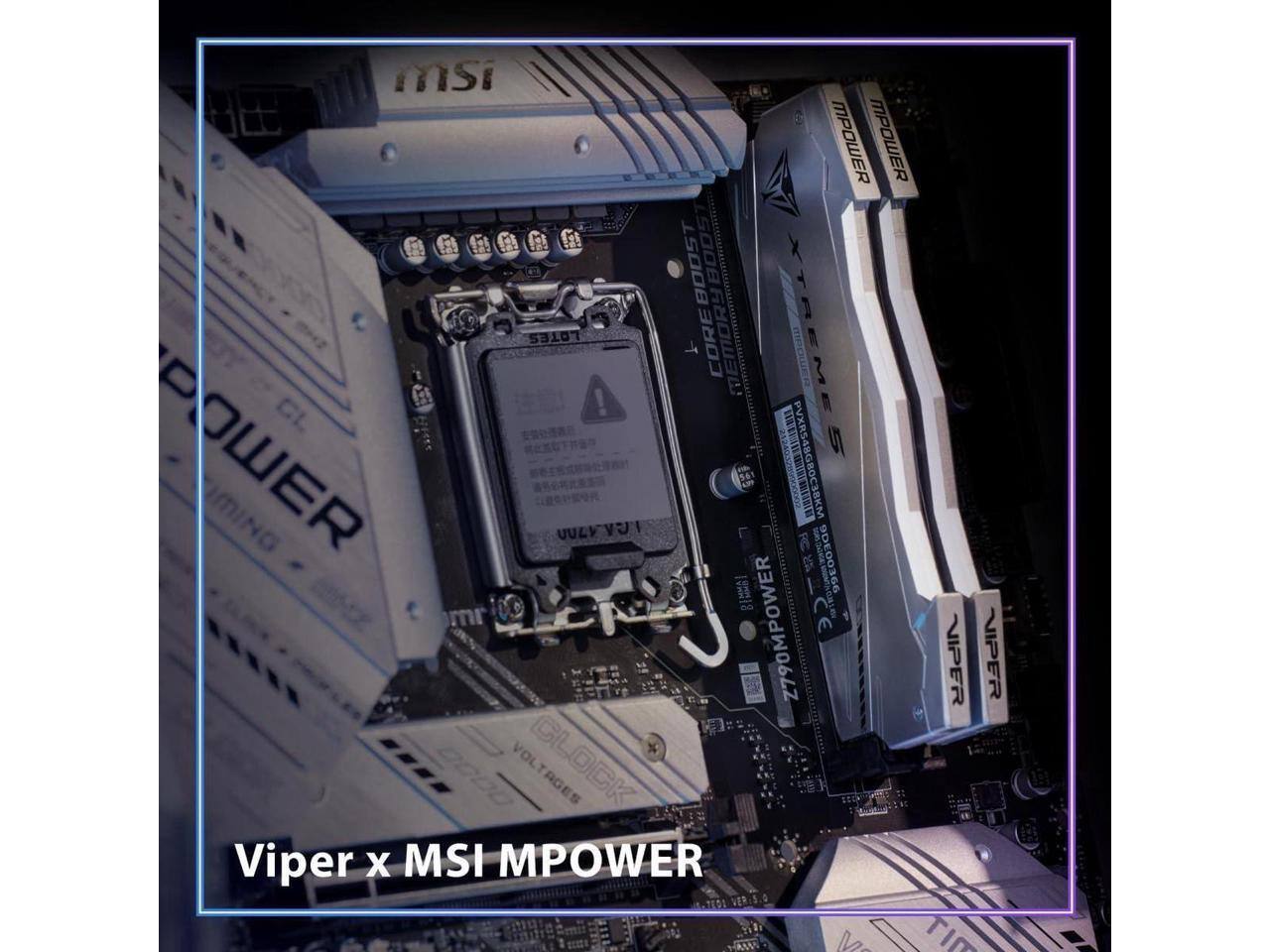 Viper x MSI MPOWER

MSI MPOWER

CORE BOOST
CORE BOOST

GALOCK
VOLTAGES CLOCK

NIPER
NIPER

Z790MPOWER

18 PVXR548G8OC38KM

52/07

CRLVJI RC

99800306

mr
