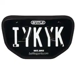 Battle Sports - Adult "License Plate IYKYK" Back Plate - Black
