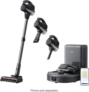 E20 3-in-1 Wi-Fi Connected Robot Vacuum with Auto Emptying, Powerful Max 30,000 pa and Precise Obstacle Avoidance