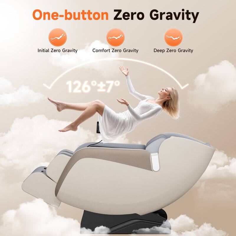 One-button Zero Gravity

Initial Zero Gravity
Comfort Zero Gravity
Deep Zero Gravity

126°±7°