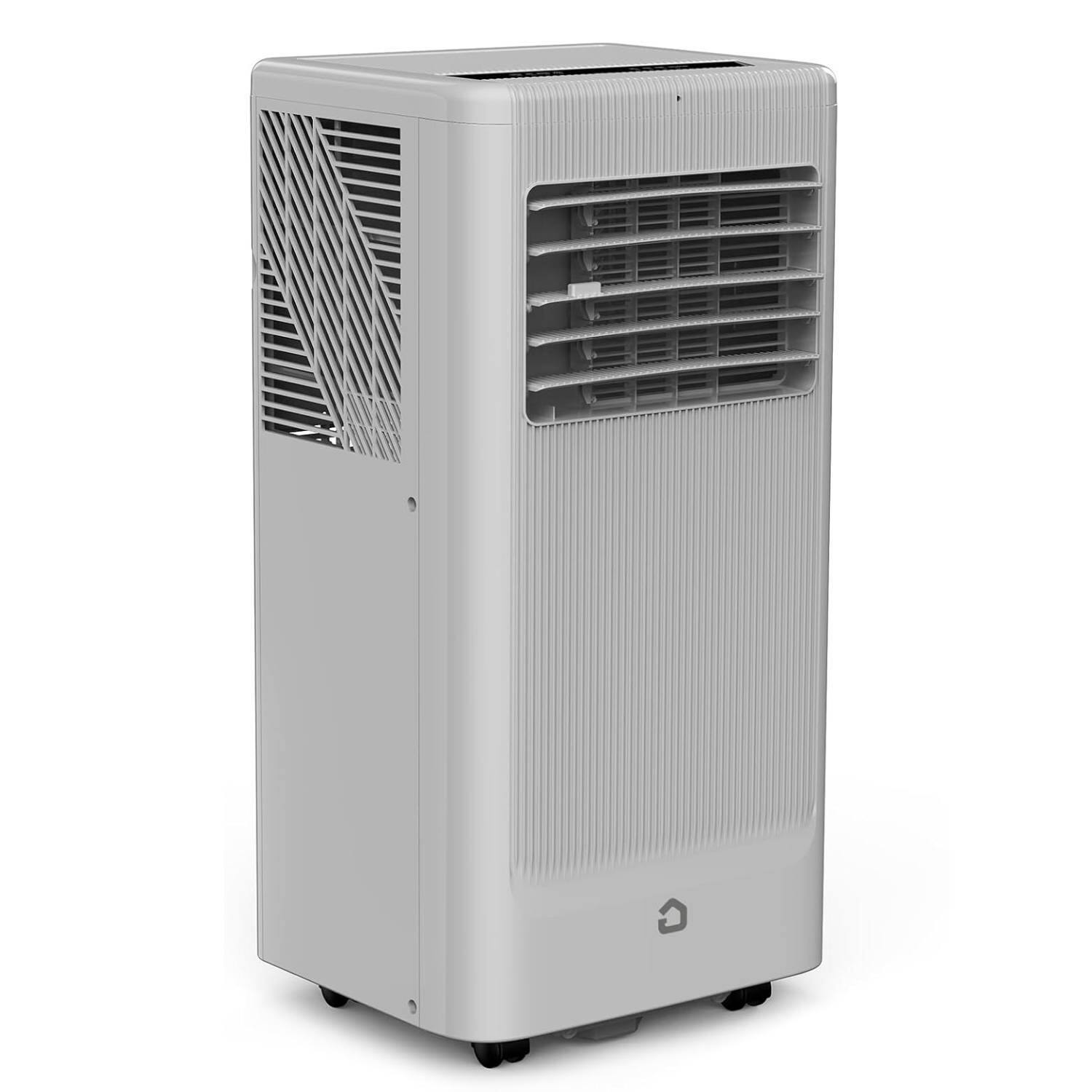 Front. Acekool - 8000 BTU Ventless Floor Portable Air Conditioner for Room - Grey.