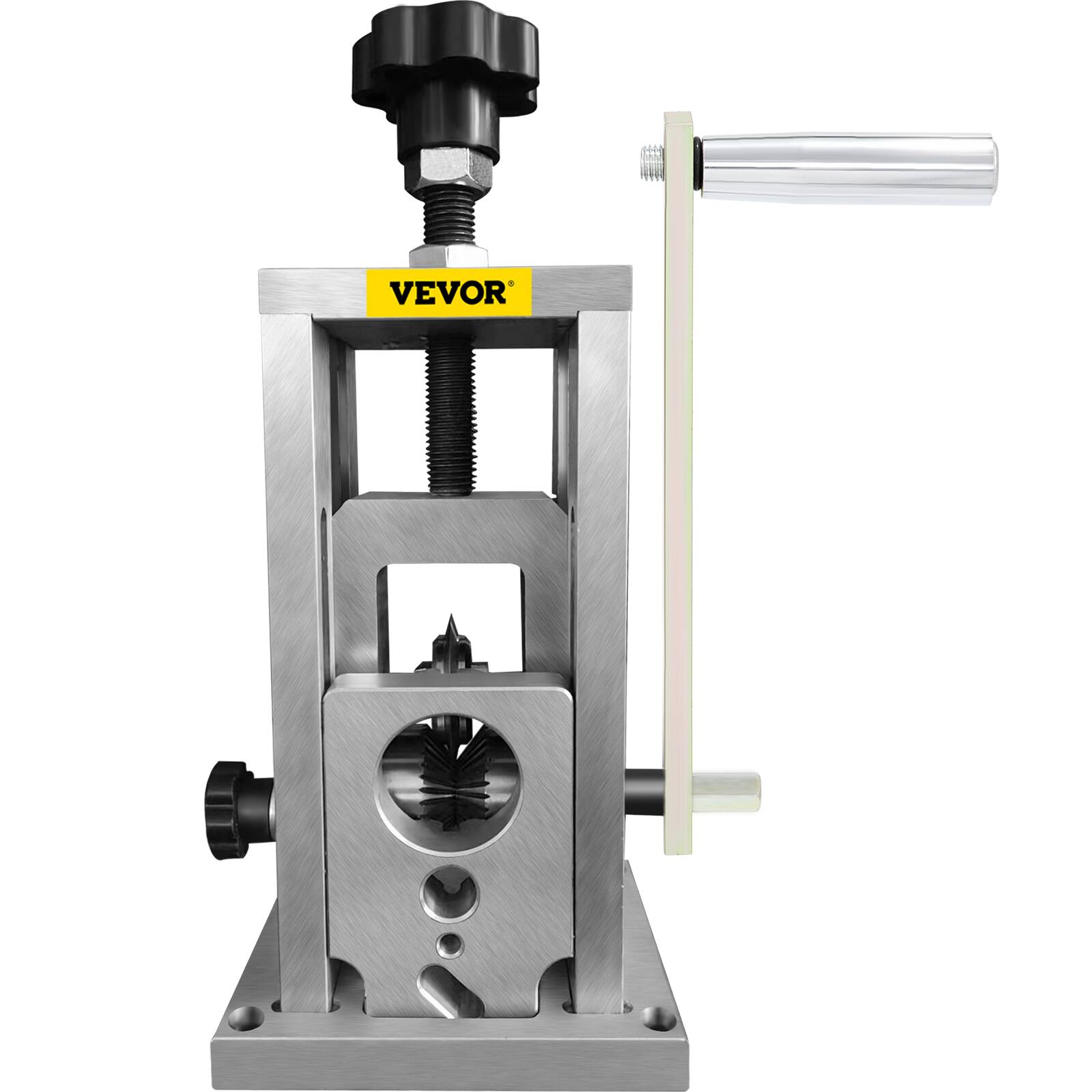 Alt View 5. VEVOR - Wire Stripping Machine, 0.06-1.57 inches Drill Powered, Manual Copper Stripper w Heat Treated Steel Ultra Long Lasting - Silver.