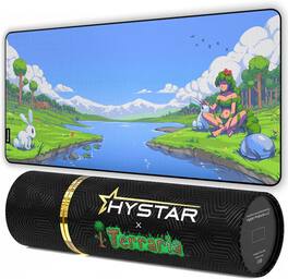 Hystar - Terraria Extended Gaming Mouse Pad | XXXL 45" x 20" | 5mm Thick, Waterproof Surface, Smooth Polyester, and Rubber Base - Dryad