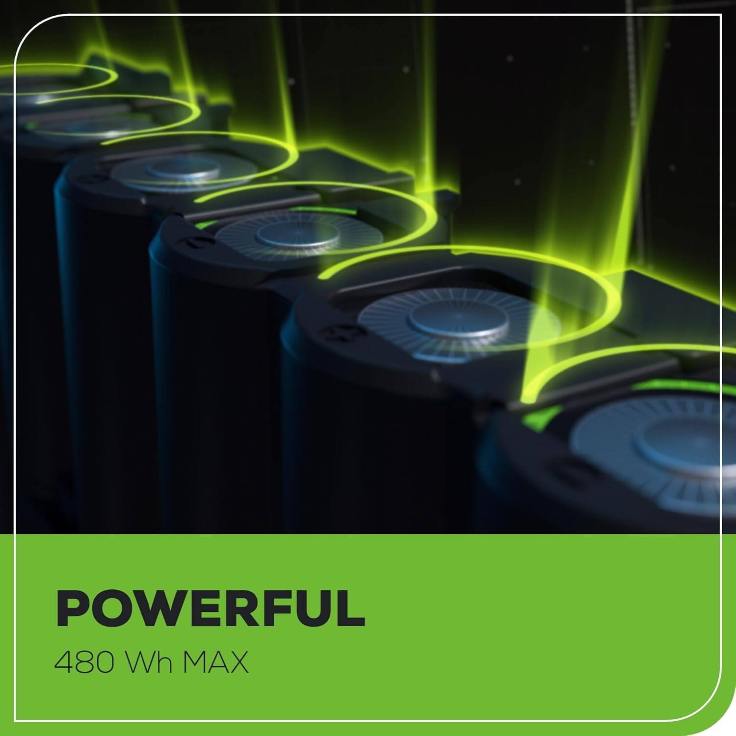 POWERFUL  
480 Wh MAX