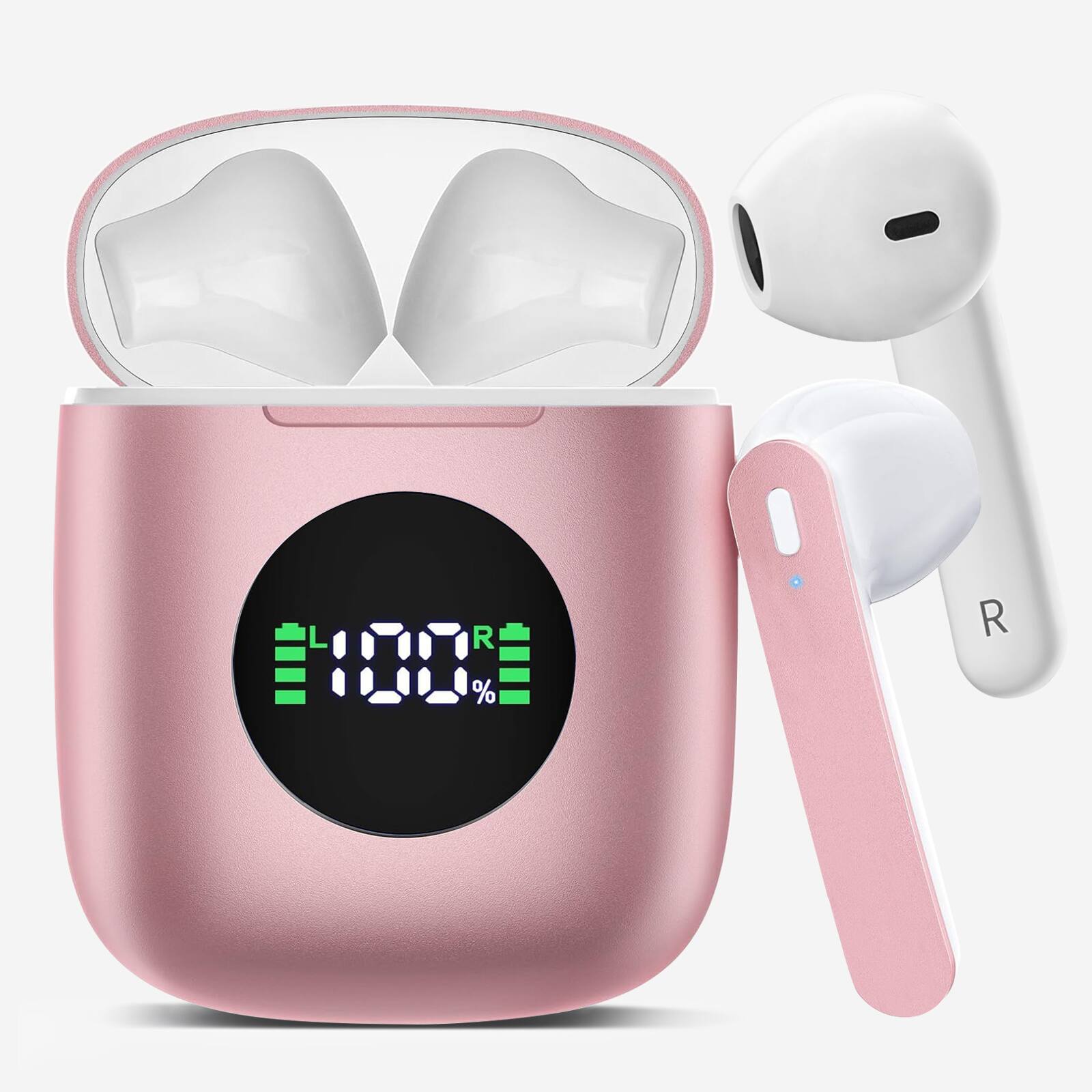 Front. Sweet - Wireless earbuds pink - Pink.