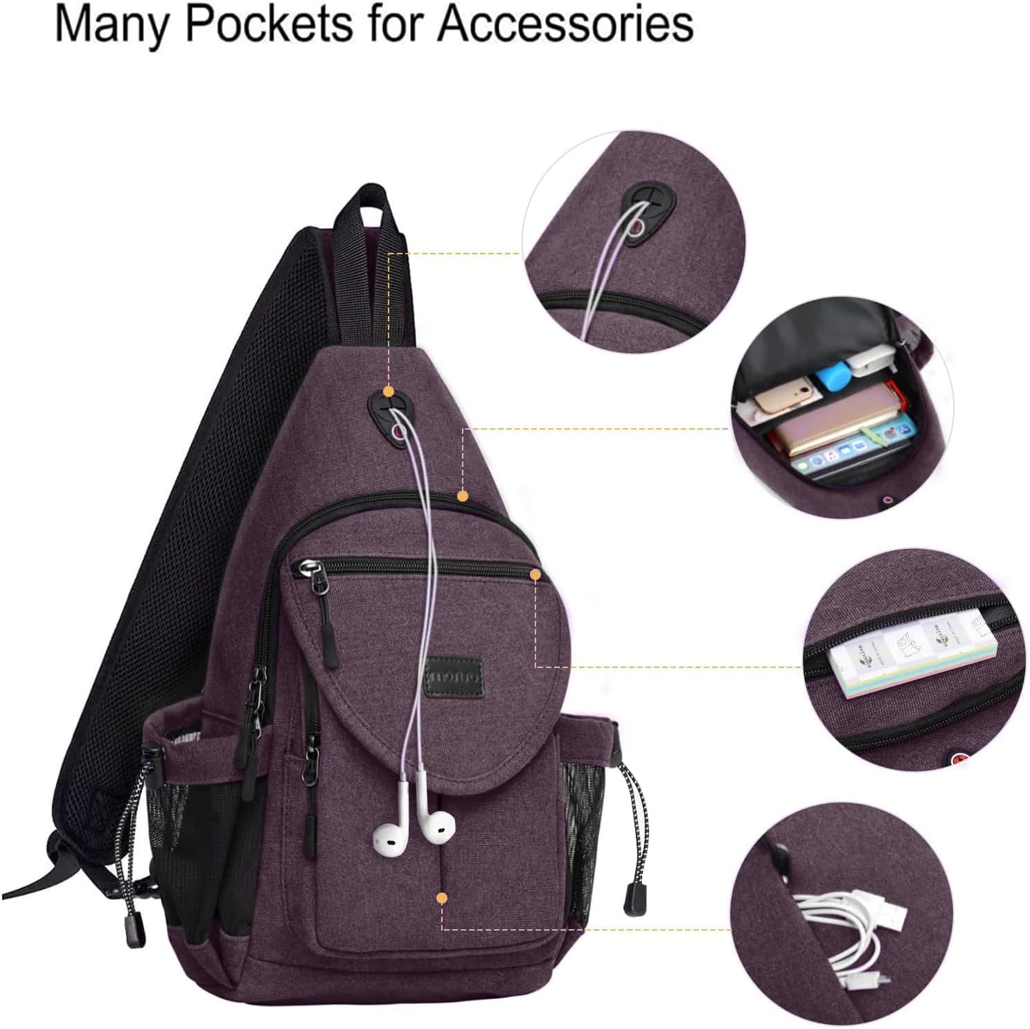 Many Pockets for Accessories