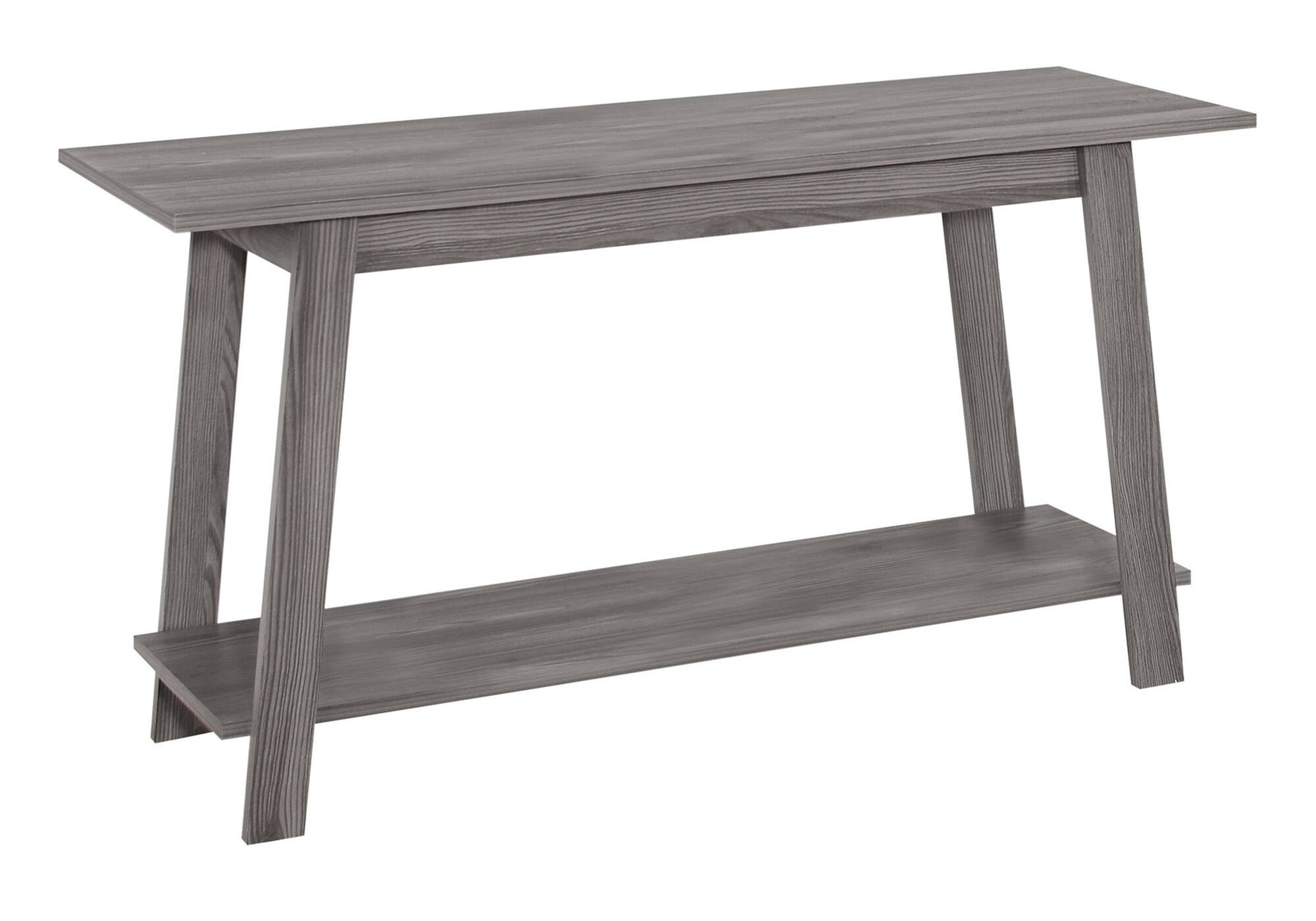 Angle. APRILSOUL - Tv Stand 42 Inch Console Media Entertainment Center Storage Shelves Living Room Grey Laminate Contemporary Modern - Grey.