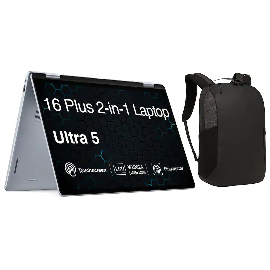 Dell Upgraded 16 Plus DB06250 2 in 1 Laptop 16.0 WUXGA Display (Ultra 5 ...