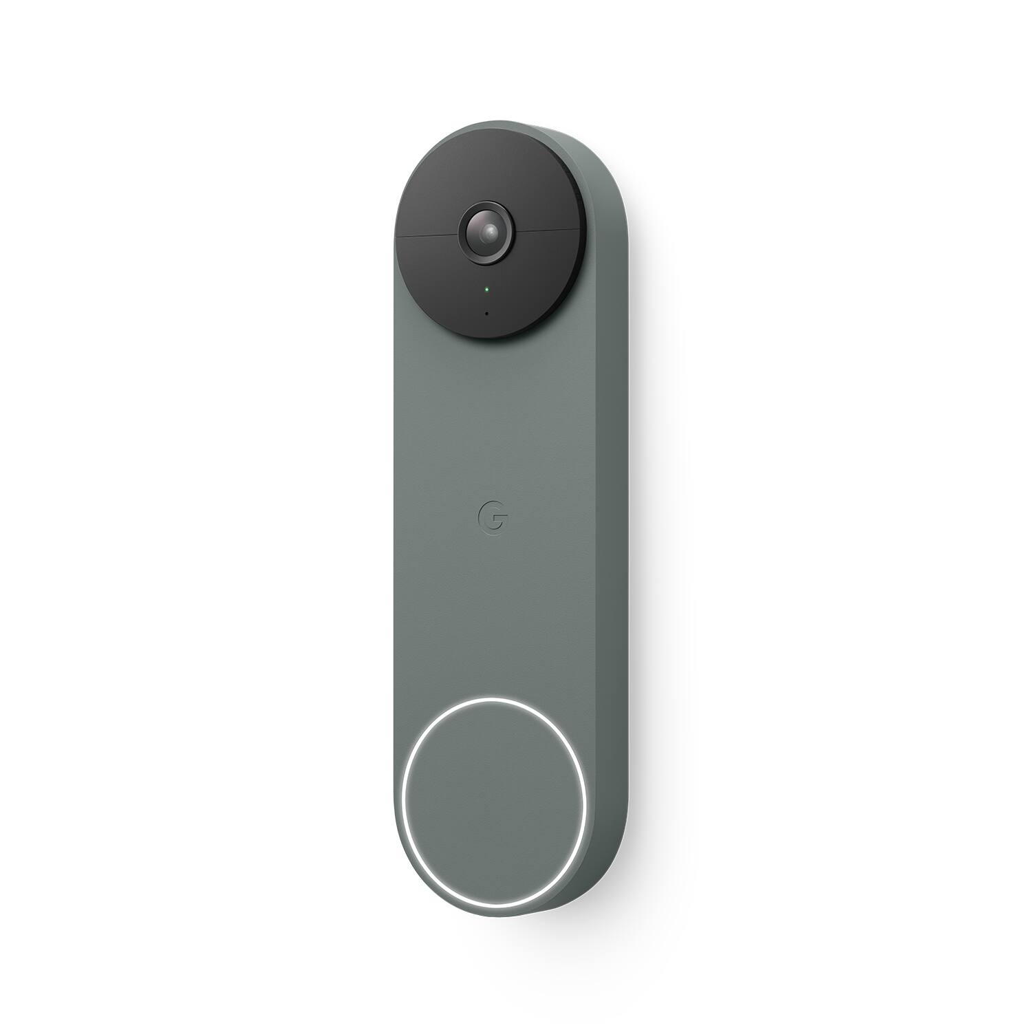Left. Google - Nest Wi-Fi Video Doorbell - Battery Operated - Ivy.