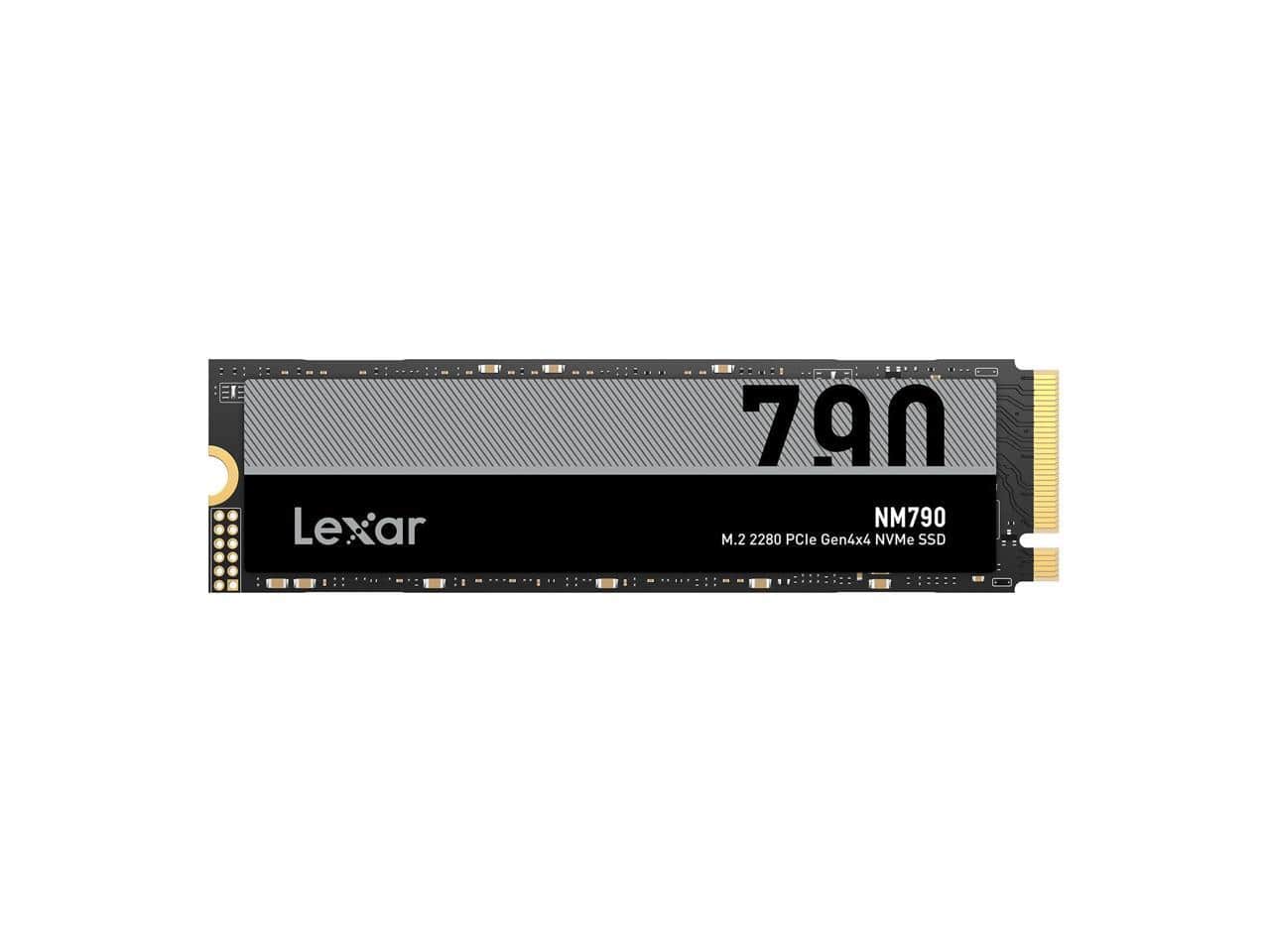 Lexar 2TB NM790 SSD PCIe Gen4 NVMe M.2, 7400/6500 MB/s, PS5