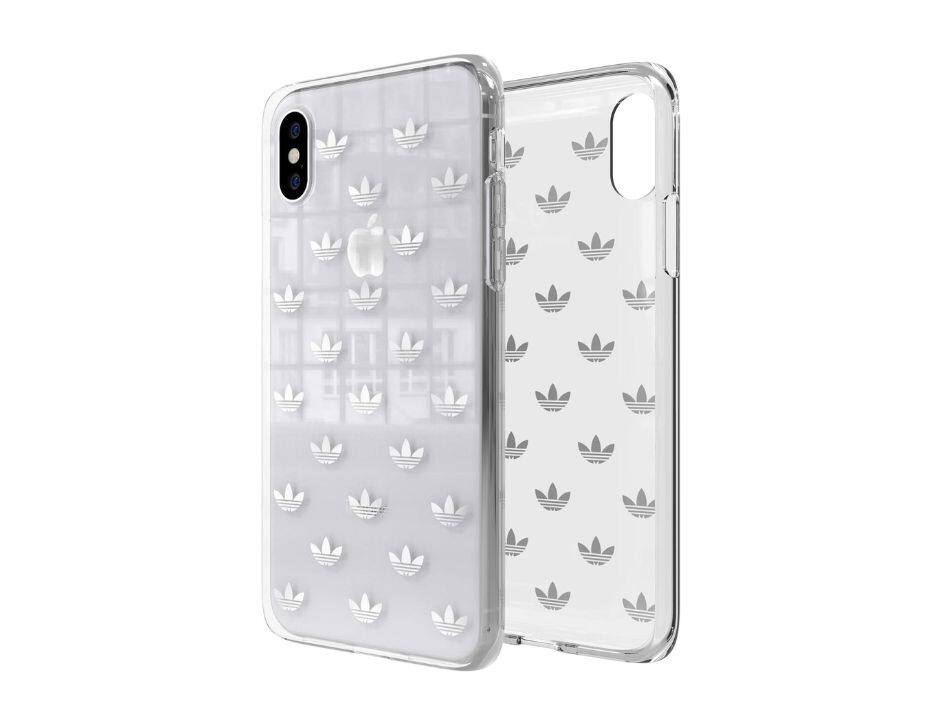 Left. adidas - Adidas Trefoil Snap Case for iPhone X / Xs Silver - Silver.