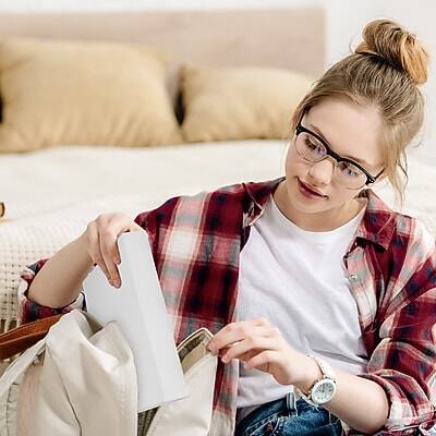 Alt View 5. Samsill - Earth's Choice Plant-Based Heavy Duty 1" 3-Ring View Binders, D-Ring - White.