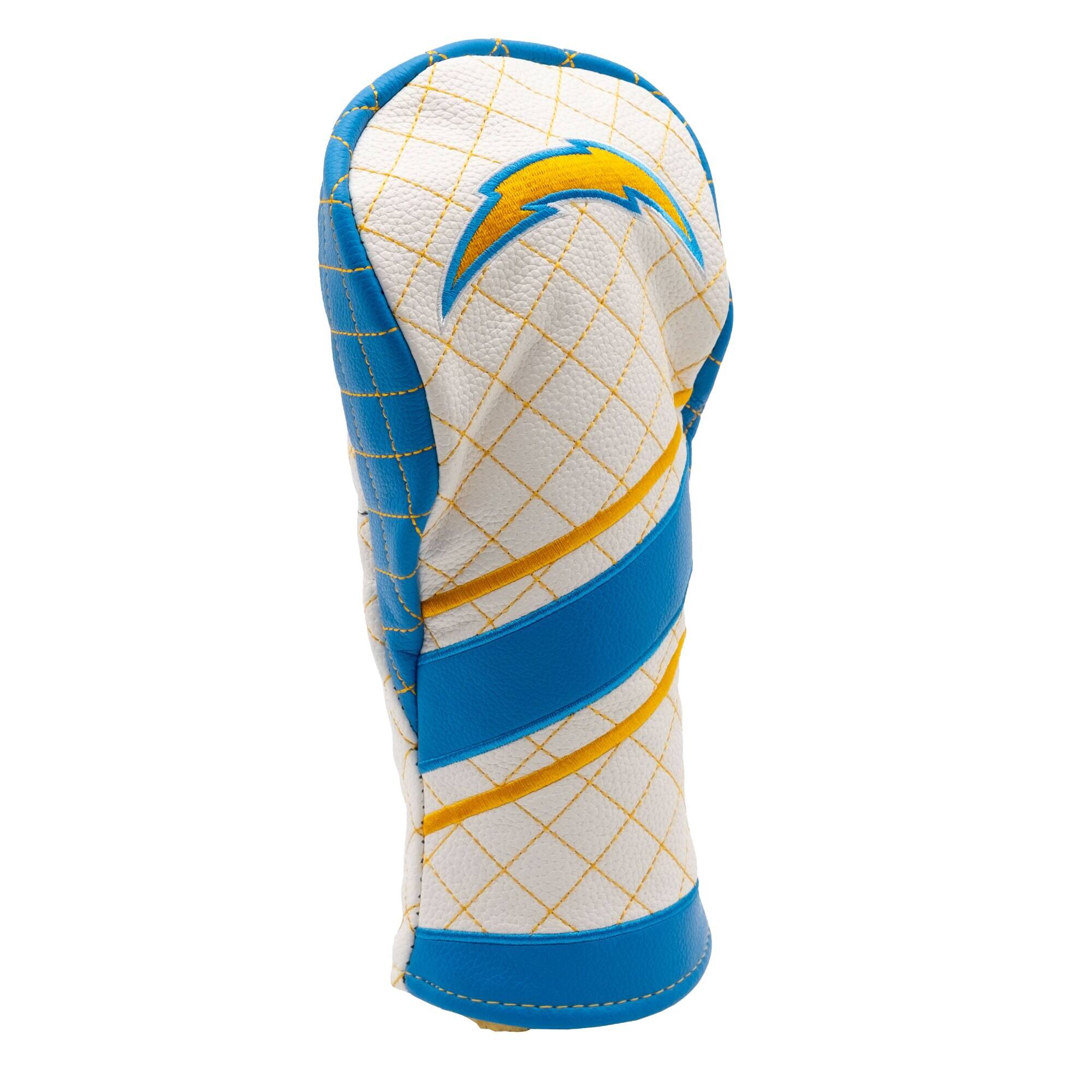 Alt View 2. Team Golf - Los Angeles Chargers Striped Quilted Fairway Headcover - Multicolor.