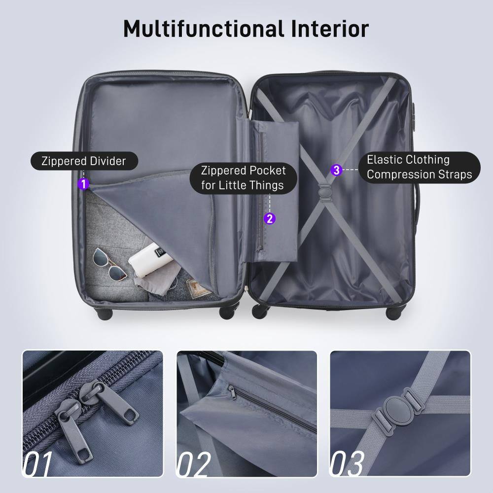 Multifunctional Interior

1. Zippered Divider
2. Zippered Pocket for Little Things
3. Elastic Clothing Compression Straps