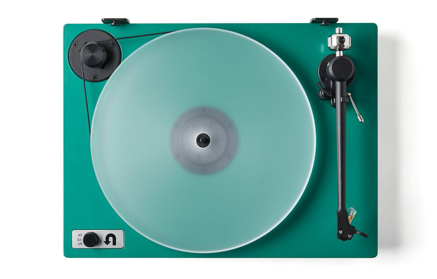 Left. U-Turn Audio - U-Turn Audio Orbit Special Turntable - Green - Green.