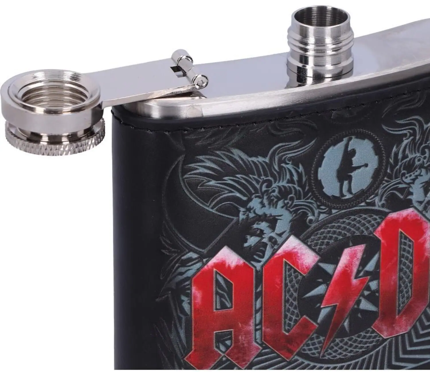 Alt View 3. PopMarket - AC/DC - AC/DC - Black Ice - Hip Flask   - COLLECTIBLES - Multicolor.