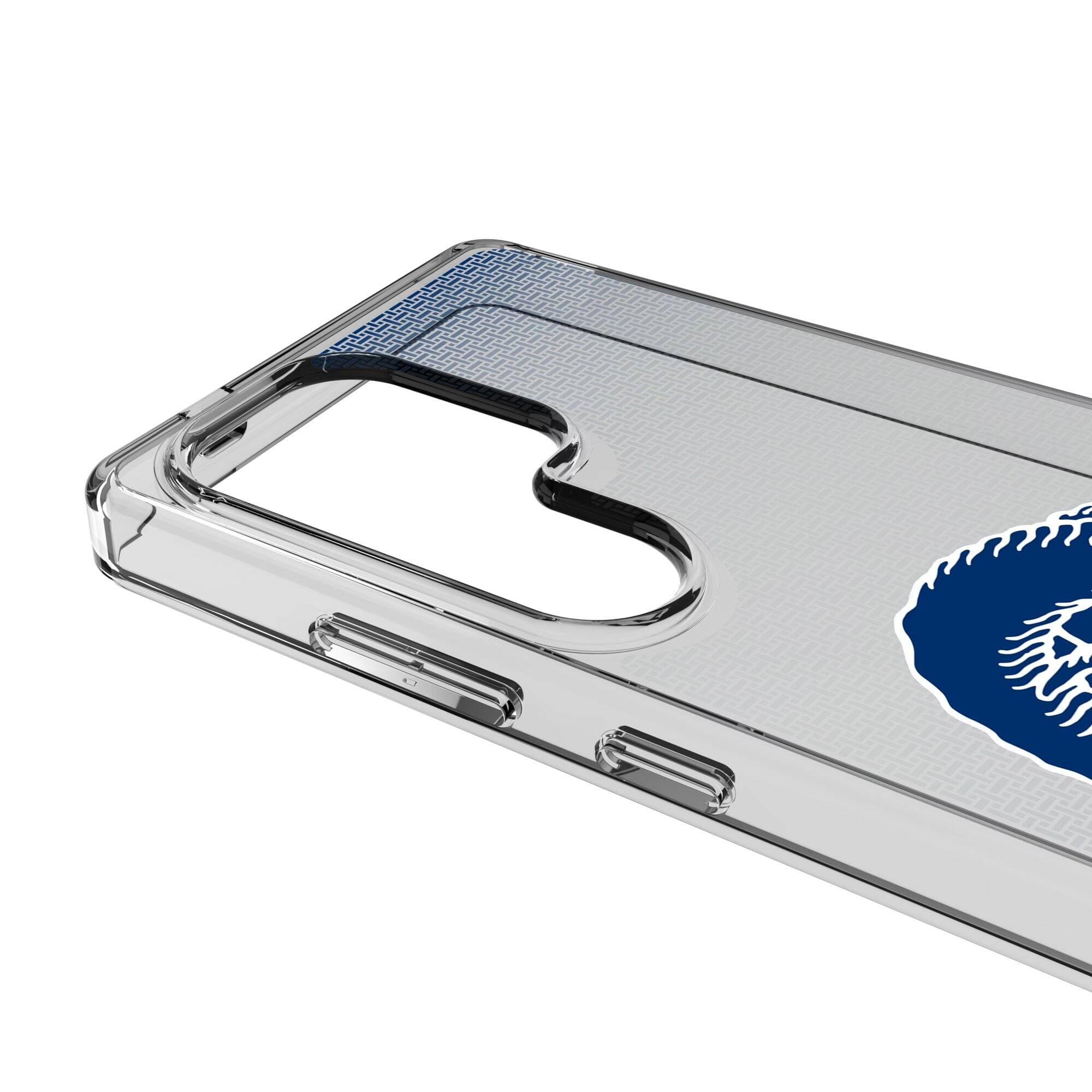 Alt View 2. Keyscaper - Los Angeles Rams Linen Logo Galaxy Clear Case - S25 Ultra - Multicolor.