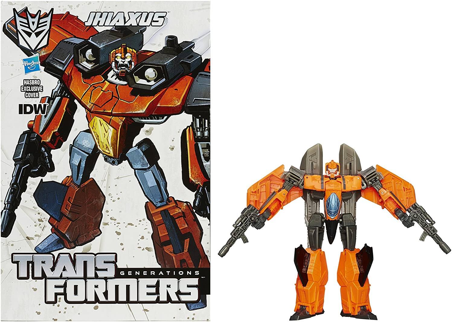 JHIAXUS Hasbro HASBRO EXCLUSIVE COVER IDW TRANSFORMERS