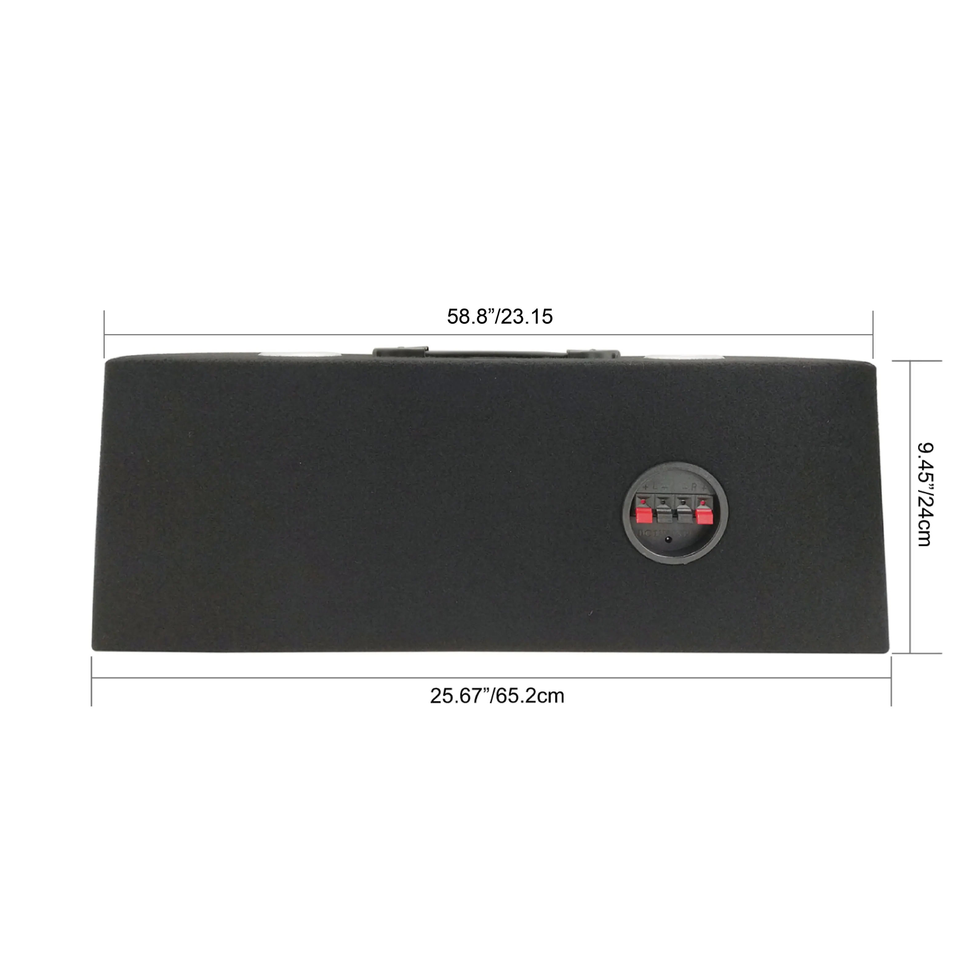 58.8"/23.15  
9.45"/24cm  
25.67"/65.2cm