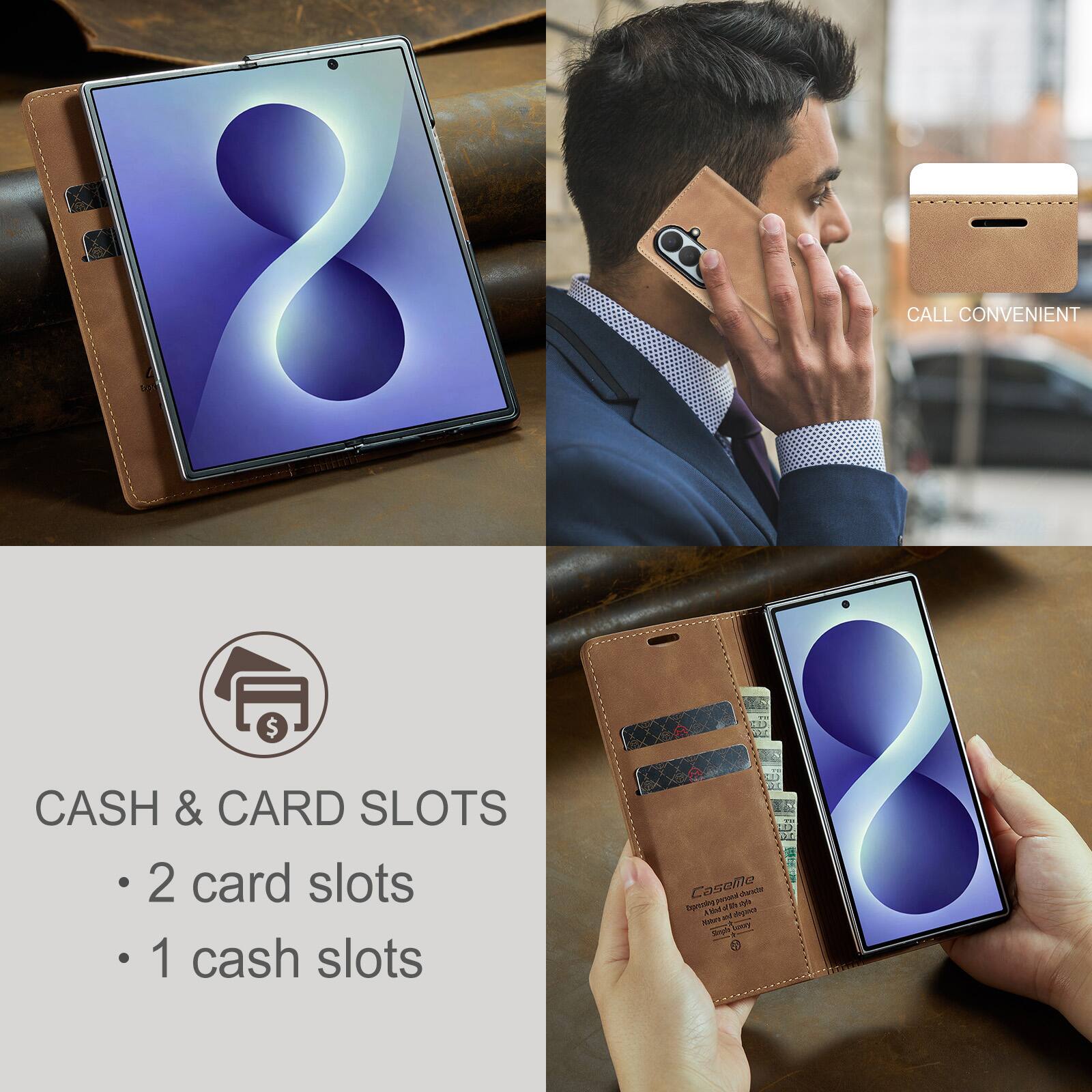 CALL CONVENIENT

CASH & CARD SLOTS
- 2 card slots
- 1 cash slot