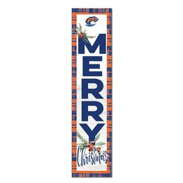 Jardine - Clayton State Lakers 12'' x 48'' Outdoor Merry Christmas Leaner - White