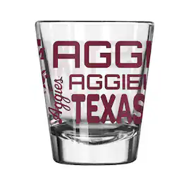 Logo Brands - Texas A&M Aggies 4-Pack 2oz. Shot Glass Set - Multicolor