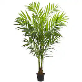 BreeBe - 8' King Palm Artificial Tree - Green
