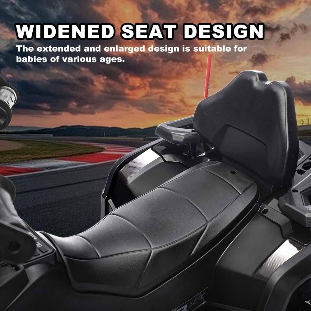 WIDENED SEAT DESIGN  
The extended and enlarged design is suitable for babies of various ages.