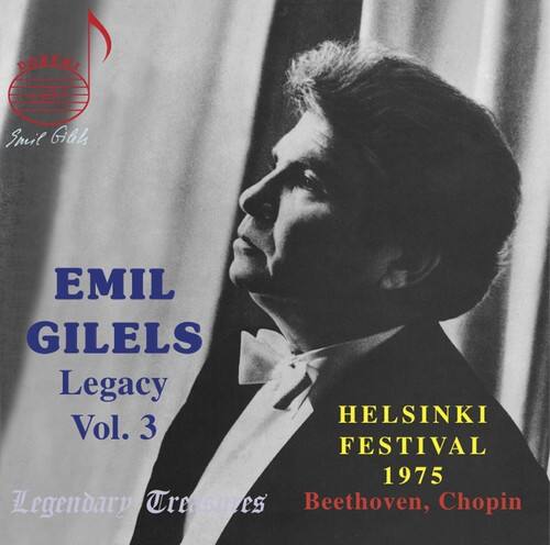 EMIL GILELS  
Legacy Vol. 3  
Legendary Treasures  

HELSINKI FESTIVAL 1975  
Beethoven, Chopin