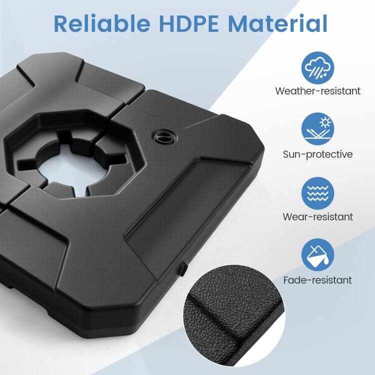 Reliable HDPE Material

- Weather-resistant
- Sun-protective
- Wear-resistant
- Fade-resistant