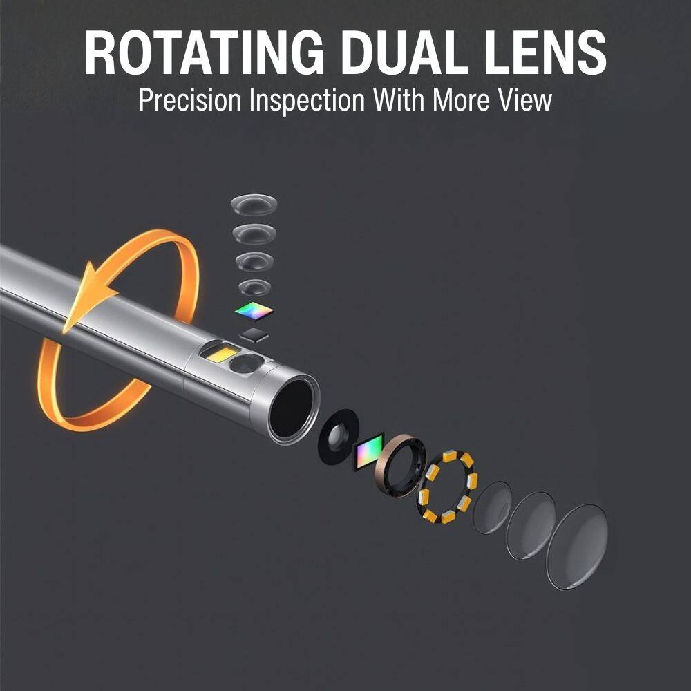 ROTATING DUAL LENS  
Precision Inspection With More View