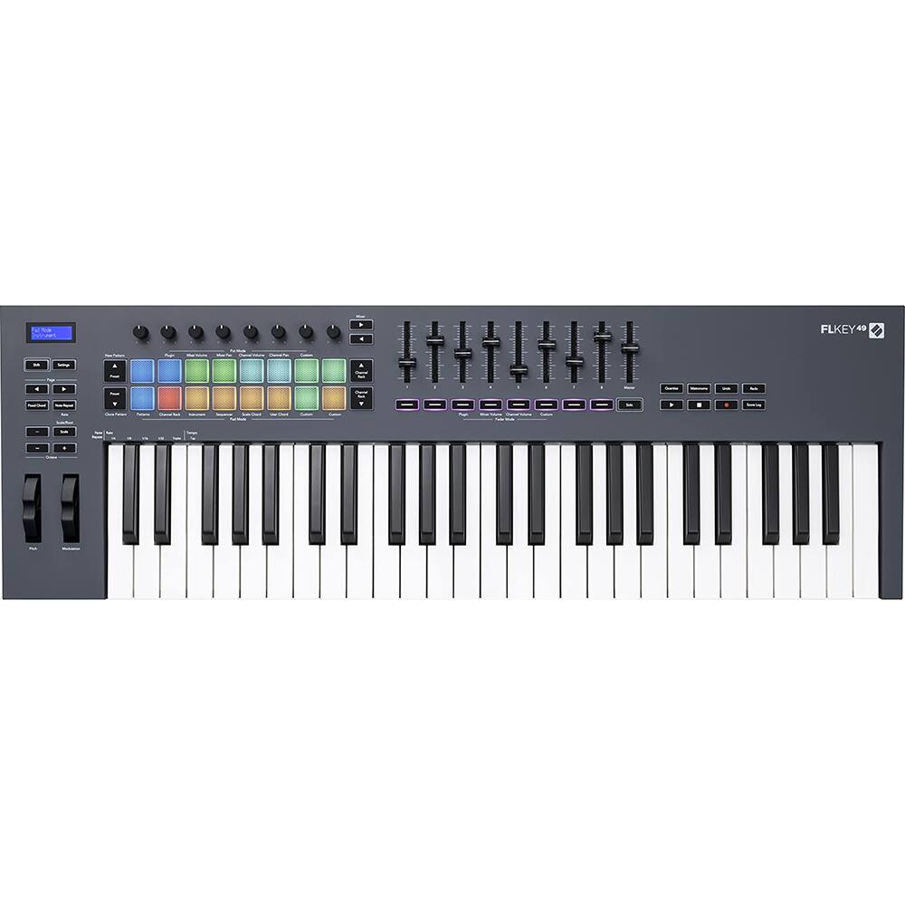 Front. Novation - FLkey 49 USB MIDI Keyboard Controller AMS-FLKEY-49.