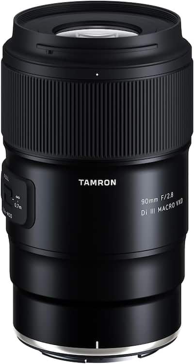 Tamron 90mm f/2.8 Di III VXD Macro Lens for Nikon Z mount with Tamron 90mm f/2.8 Di III VXD Macro Lens for Nikon Z mount with