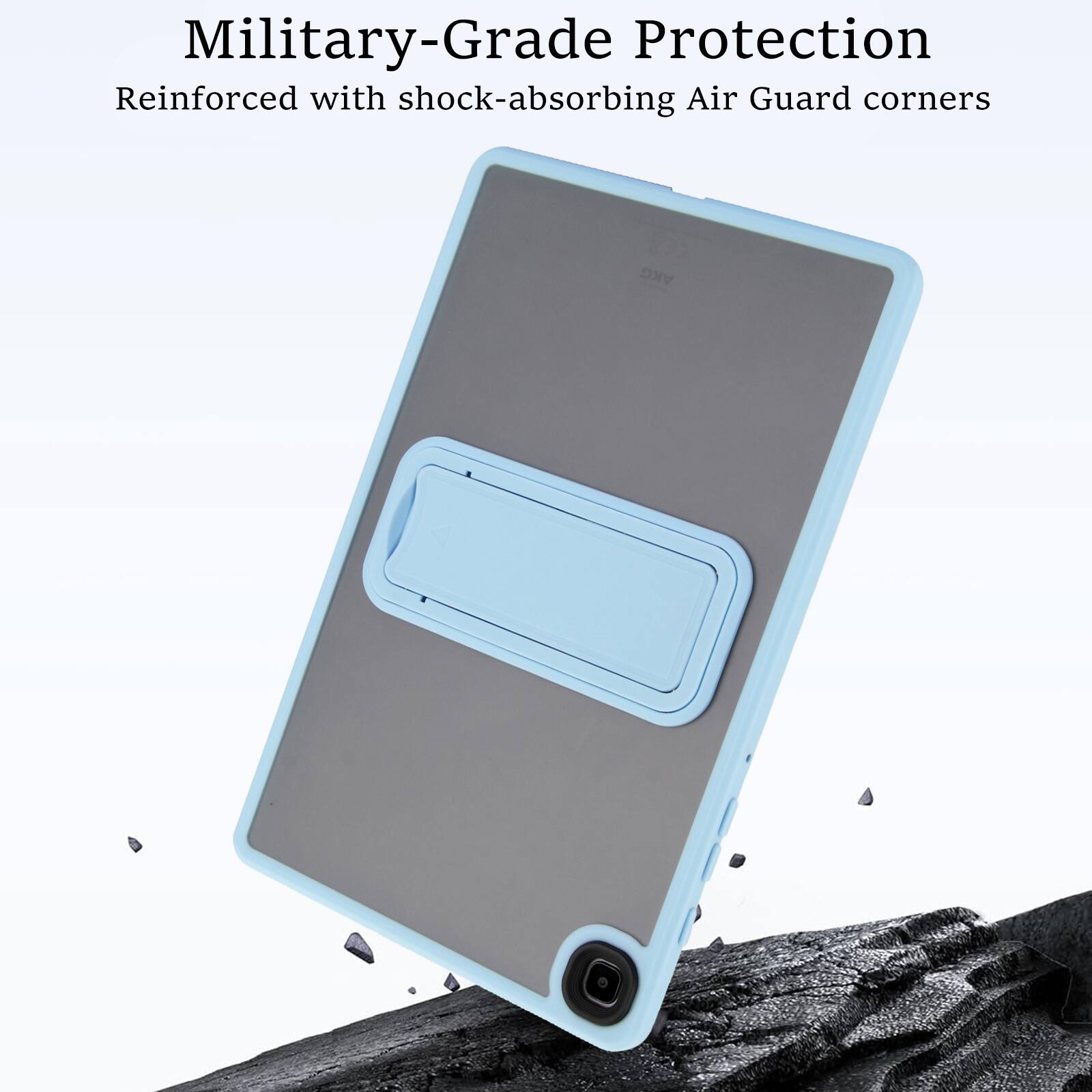 Military-Grade Protection  
Reinforced with shock-absorbing Air Guard corners